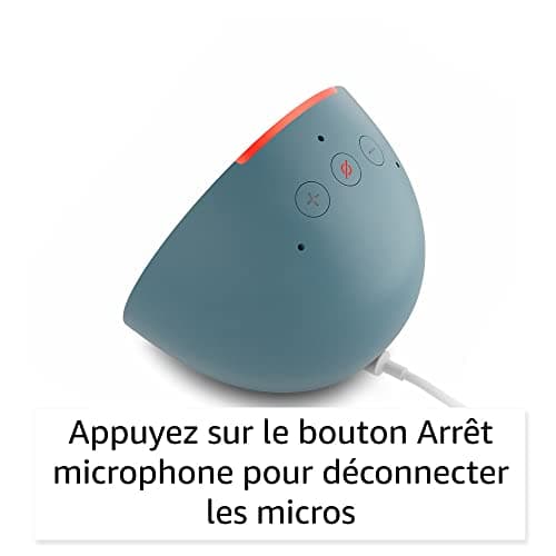 Echo Pop (Nouvelle génération) | Enceinte connectée Bluetooth et Wi-Fi compacte au son riche, avec Alexa | Anthracite