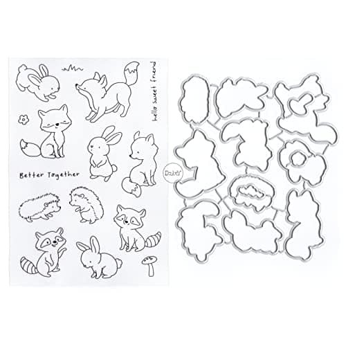 DzIxY Tampons transparents et matrices de découpe en métal pour fabrication de cartes, scrapbooking, fournitures en papier, sceaux, poches de rangement
