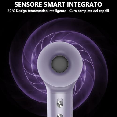 KARAFUN Sèche Cheveux Ionique,Sèche Cheveux Haute Vitesse 5X à Séchage Rapide 110 000 Tr/Min,Sèche-Cheveux Professionnel avec 200 Millions D'ions,hair dryer