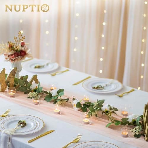 NUPTIO Porte-Bougies À Réchaud en Verre: 12 Mini Porte-Bougies À Réchaud Bougies Flottantes en Cristal Décoration Table Lors de Mariages en Plein Air de Fêtes de Fin D'année 4 cm & 5 cm Hauteur