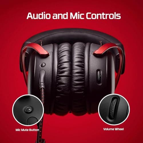 HyperX Cloud III – Casque de Gaming Filaire, PC, PS5, Xbox Series X|S, DTS, Mousse à mémoire de Forme, Microphone au Son cristallin de 10 mm, avec Suppression du Bruit, USB-C, USB-A, 3.5mm – Noir