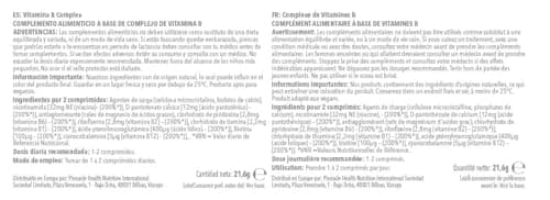 Vitamines B Complexe | Toutes les vitamines du groupe B | 120 Comprimés = 2 Mois de Bienfaits | Adapté aux Végans & aux Végétaliens | Simply Supplements