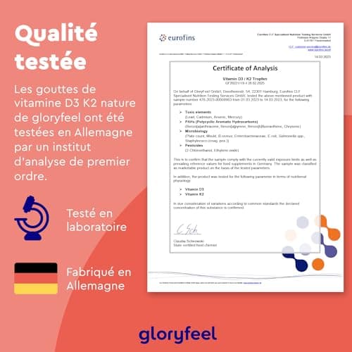 Vitamine D3 K2 en Gouttes 50ml, K2 MK7 99,7+% All-Trans (K2VITAL® by Kappa) Hautement Dosée, Soutien les Os, les Dents et le Système Immunitaire, 100% Végétalien, Sans Additifs