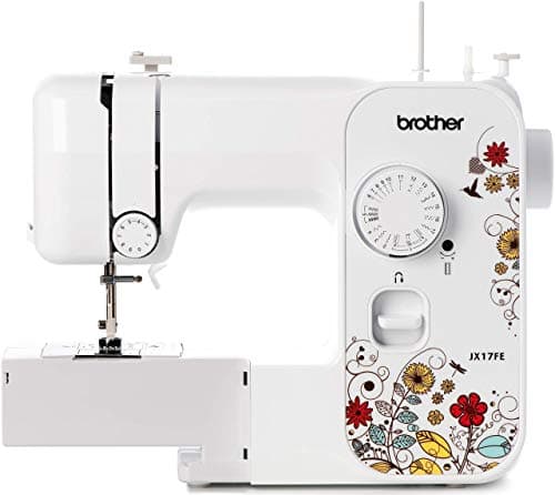 Brother JX17FE (Fantasy Edition) Machine à Coudre électrique pour Débutants, Portable, 17 Points différents, Couture automatique, points utiles, élastiques et décoratifs, Multifonction