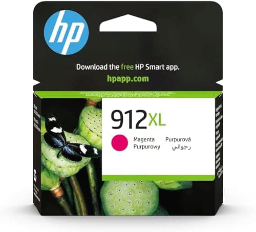 HP 912XL Cartouche d'Encre Magenta grande capacité Authentique (3YL82AE) pour HP OfficeJet Pro 8010 series / 8020 series 1 Paquet
