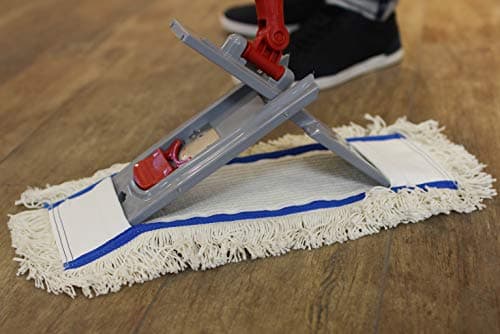Bellanet Lot de 2 serpillères en coton pour parquet et sols en bois véritable 40 cm - Enlèvement professionnel avec fibres naturelles