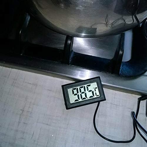 Thermomètre numérique LCD avec capteur externe pour réfrigérateur, congélateur, réfrigérateur, aquarium