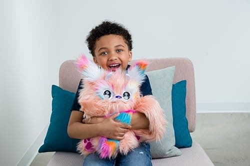 Furlings - Cleo | Adorable Peluche Interactive Jackalope avec Plus de 80 Réactions | Jouet Enfant à Partir de 3 Ans Idéal comme Jouet Cadeau d'anniversaire ou de Noël, Orange