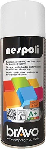 NESPOLI Aérosol Peinture, Blanc, 400 ml (Lot de 1)