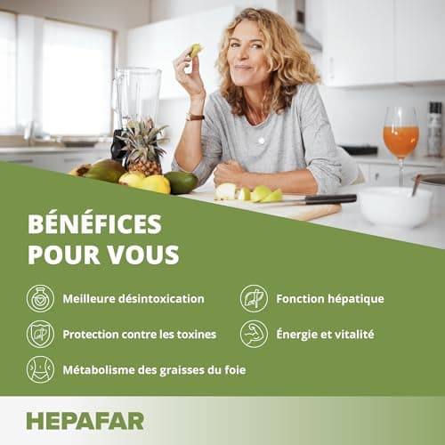 Hepafar Liver Cleanse - thé à base de plantes avec du Chardon-Marie, du thé vert, de la racine de bardane et du pissenlit - 2x20 sachets par Sensilab