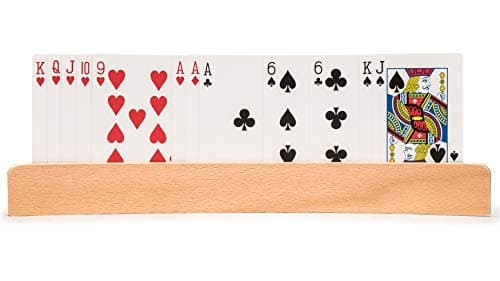 Yellow Mountain Imports Porte-Cartes en Bois Panorama - Ensemble de 4 organiseurs de Cartes