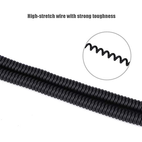 Akozon Câble De Casque, de Connexion spécial pour Casque Bluetooth Radio Connexion Spéciale bidirectionnelle avec Le Bouton PTT (Push to Talk) UV-5R Vimoto V3 V6 V8 etc.