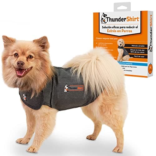ThunderShirt Gilet Relaxant pour Chiens. Rassure Lors de Situations stressantes. Méthode Douce et Naturelle. Existe en 5 Tailles. Gris.