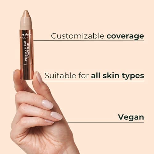 M. Asam MAGIC FINISH Perfect Blend Correcteur Nude (3 g) – Stick correcteur nude pour un teint immaculé, yeux makeup, camoufle cernes et imperfections, effet filtre immédiat