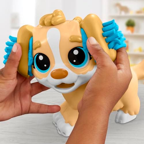 Play-Doh Coffret Le Cabinet Vétérinaire, Mallette Transportable avec Chien, 10 Outils et 5 Pots de Pâte à Modeler Atoxique, Jouet Créatif pour Enfants dès 3 Ans
