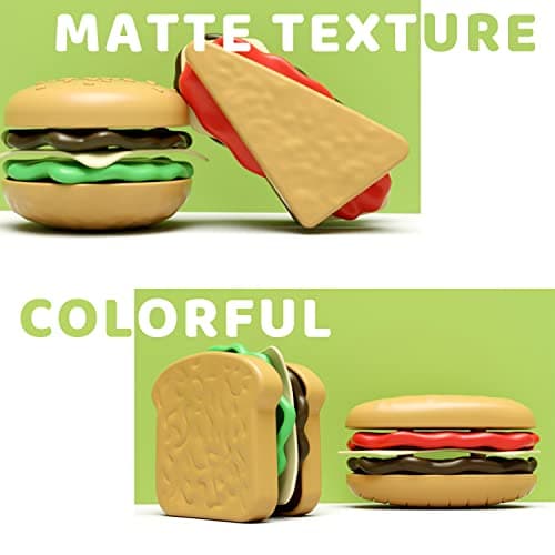 9pcs Simulation Food Toys Set, Mini Kids Kitchen, Kids Role Play Food Toys, Hamburger Hot Dog French Fries Tray Gift Set, Convient aux Enfants âgés de 3 Ans et Plus