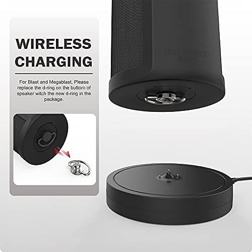 TUSITA Power Up Socle de Chargement Compatible avec Ultimate Ears Boom 3, Megaboom 3, Blast, Megablast - USB Câble Chargeur Station de Charge pour Démarrage - Accessoires pour Enceintes Bluetooth