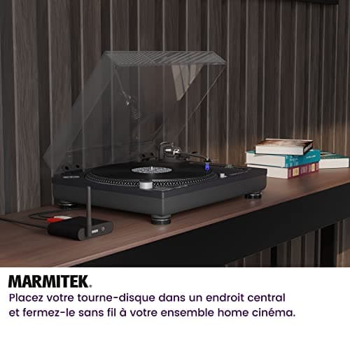 Marmitek Transmetteur Audio sans Fil WA300 - Connectez Votre Source Audio à Votre Système Stéréo sans Fil - Jack 3,5 mm - Wireless Audio Transmitter