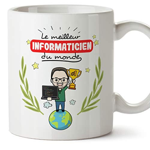 MUGFFINS Mugffins Mug/Tasse Informaticien du Monde - Idées Drôles Informatique