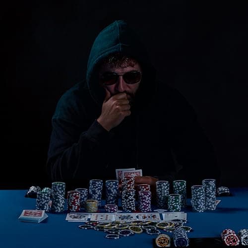 GAMES PLANET Mallette de Poker avec 300 jetons Laser, édition Argent/Or/Noir - Sélection: Argent