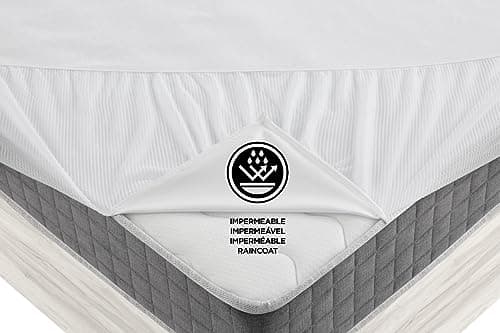 Degrees home - Salvacolchon - Housse de Matelas 180x190/200 cm - Protège Matelas 180X190/200 cm - 100% imperméable - Ajustable et Anti-acariens - Lit 180x190/200 cm