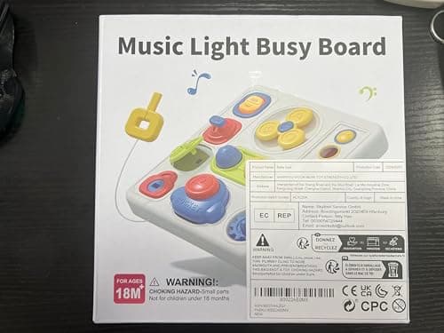 Dasnialer Jouet Montessori Busy Board âge 1 an,9 en 1 Enfants Activity Board Jouets,Sensory Learning Toys Jeux Jeu Montessori Jouet Enfant Bebe 1 2 3 Ans Cadeau Enfant