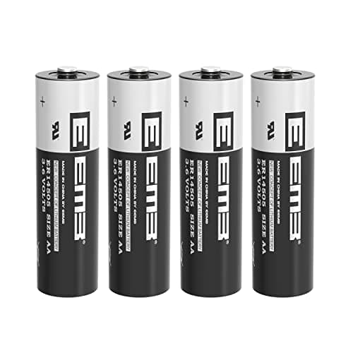EEMB ER14505 Piles LS14500 AA Lithium 3,6V 2700mAh ER14500 Batterie Lot de 4