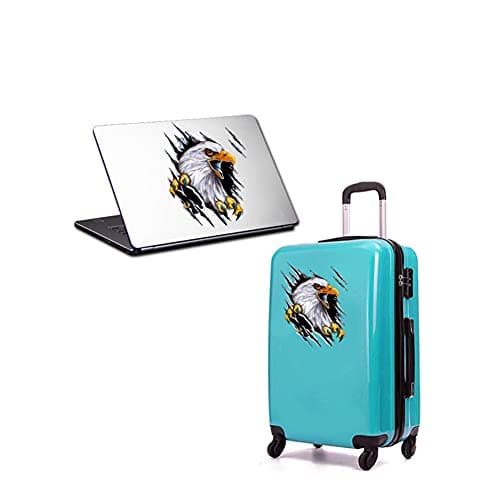 ihreesy 3D Autocollant de Décoration de Voiture,Animal Aigle Autocollant de Voiture Autocollant en Vinyle Adhésif Autocollant de Carrosserie de Voiture Scratch Occlude Autocollant de Pare-Chocs,Droit