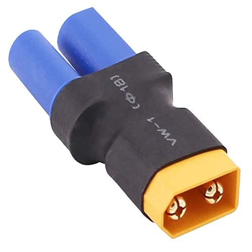 Yiqigou 4 pcs Connecteur Mâle Femelle XT60 vers Adaptateur de Conversion de Connecteur Mâle Femelle EC5 (XT60 mâle vers EC5 femelle)