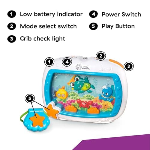 Baby Einstein Sea Dreams, jouet musical pour berceau et machine à sons, nouveau-né+