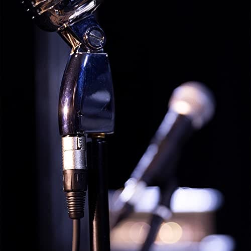 Stagg Câble microphone de haute qualité XLR vers prise XLR, 6 m, noir