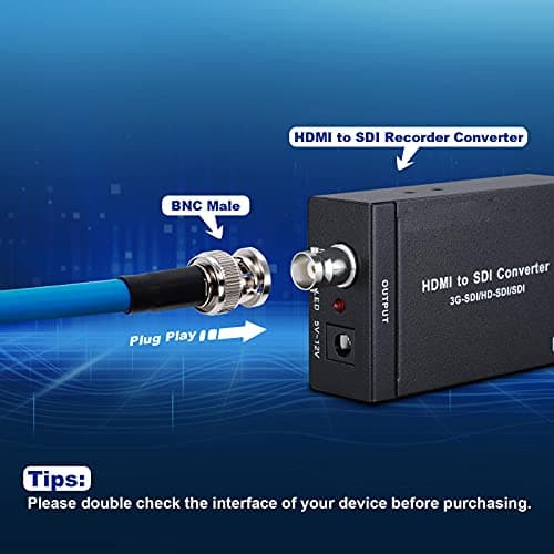 Bingfu Câble Vidéo SDI Numérique 6G 3G HD BNC Mâle vers Mâle 75 Ohm Cordon Câble Coaxial Belden 1694A 30cm / 11.81inch pour Caméras et équipements Vidéo, Prend en Charge HD-SDI 3G-SDI 1080P 4K-UHD