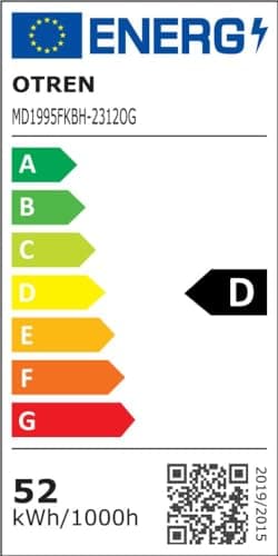 OTREN Plafonnier LED Dimmable, 65CM Luminaire Plafonnier avec Télécommande, 52W Moderne Lampe de Plafond pour Salon, Chambre, Cuisine, Salle à manger, 65x42x8cm