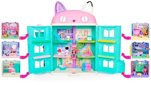Gabby et la Maison Magique - Gabby Dollhouse - Playset La Cuisine De Petit Chou - 1 Figurine + Accessoires - Pièce Maison de Poupée - Dessin Animé Gabby Et La Maison Magique - Jouet Enfant 3 Ans et +