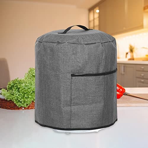 Fonowx Housse de protection anti-poussière pour friteuse à air Housse de protection pour friteuse à air portable pour fournitures de cuisinière à four, Monocouche grise