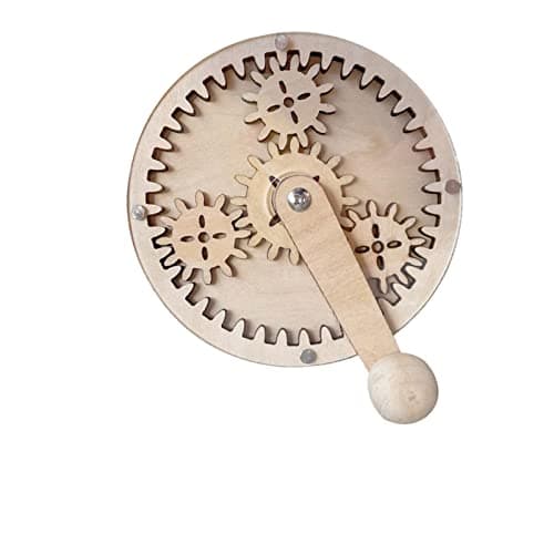 Amagogo Montessori Planche Occupée Accessoires de Bricolage Jeu de Intérieur à Manivelle pour Enfants
