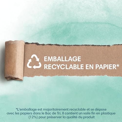 Pampers Harmonie, Taille 1, 180 Couches, 2-5kg, Protection Douce pour la Peau, Ingrédients d’origine végétale en contact avec la peau de bébé, Avec un Emballage Recyclable en Papier, Pack 1 Mois