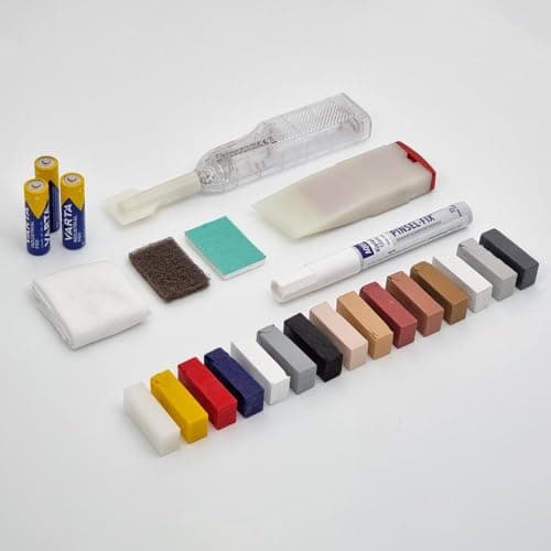 Karl Dahm Kit de Réparation pour Carreaux de Mur et de Sol I Kit de Retouche du Carrelage pour Réparer les Carreaux et le Grès cérame I Remise en État Parfaite avec Vitrification - 12090