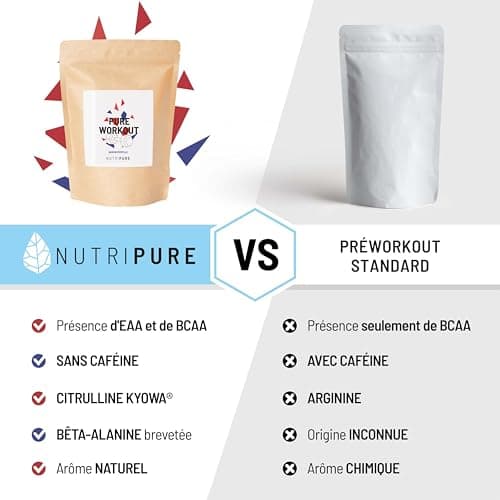 Nutripure | Pack Prise de Muscles | Whey Isolate Native + Créatine Monohydrate Gélules + Pre Workout (EAA, BCAA) | Idéal pour Musculation, Prise de Masse Musculaire, Fatigue Musculaire | Goût Vanille
