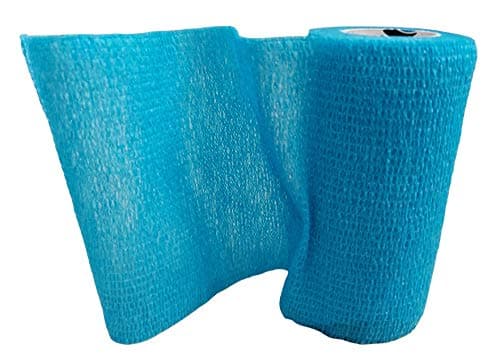 PintoMed - Bandage Cohésif - 3 Bleu + 3 Violet - 6 Rouleaux X 10 cm X 4,5 m Autoadhésif, Sports Bande, Premiers Secours Adhésif, Vet Wrap