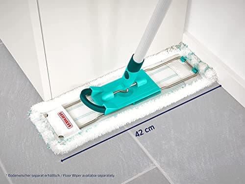 Leifheit Lot de 2 housses Profi XL micro duo, housse de rechange en microfibres pour balai à plat Profi XL, housse pour balai nettoyante et absorbante, pour tous types de sol