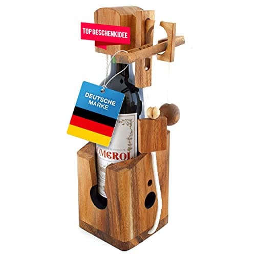 Dont Break The Bottle - Ne cassez Pas Les Bouteilles Puzzle en sécurité Puzzle Magique en Bois en 3D Puzzle pour Adultes Puzzle pour Bouteilles Jeu de réflexion