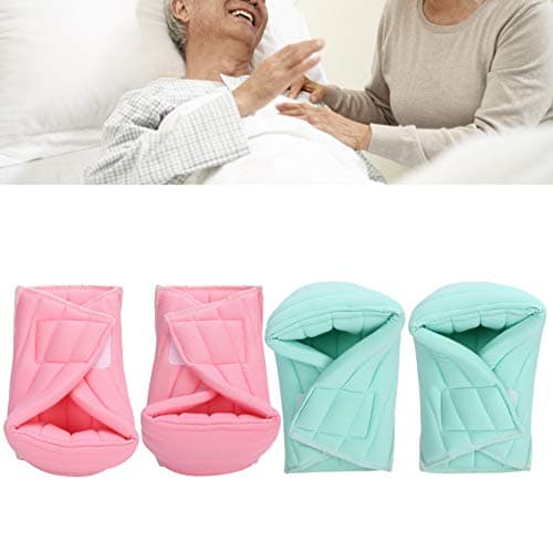 Protecteur de Coussin de Protecteur de cheville Protecteurs d'oreiller pour les escarres et garder au chaud Couverture de correction des pieds âgés(vert)