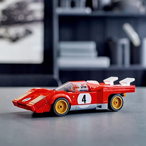 LEGO 76906 Speed Champions 1970 Ferrari 512 M Modèle Réduit de Voiture de Course, Jouet de Construction pour Enfants à Collectionner