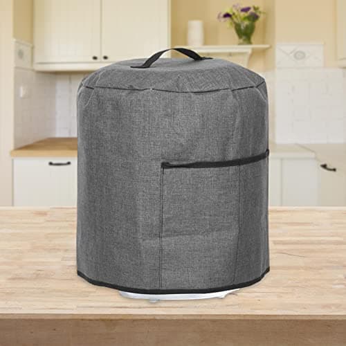 Fonowx Housse de protection anti-poussière pour friteuse à air Housse de protection pour friteuse à air portable pour fournitures de cuisinière à four, Monocouche grise