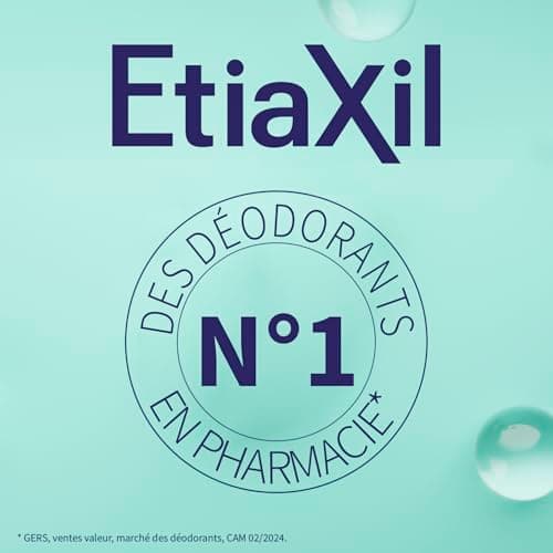 ETIAXIL - Déodorant Détranspirant - Traitement Transpiration Excessive - Aisselles - Peaux Sensibles - Efficacité 4 jours -15 ml