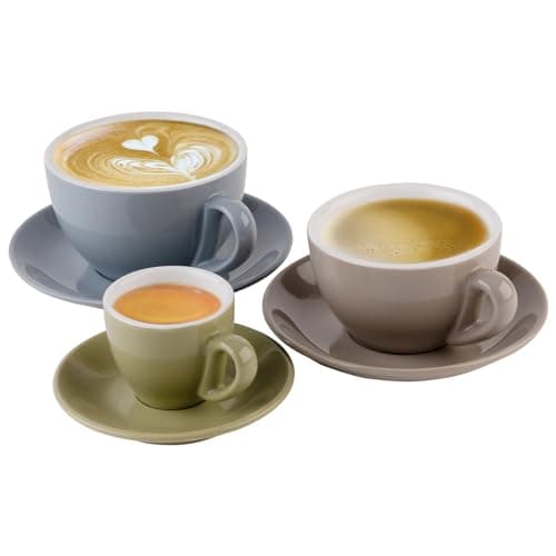 APS 16007 Tasse à cappuccino verte Ø 10,5 cm, hauteur 6,5 cm, 300 ml, Vert