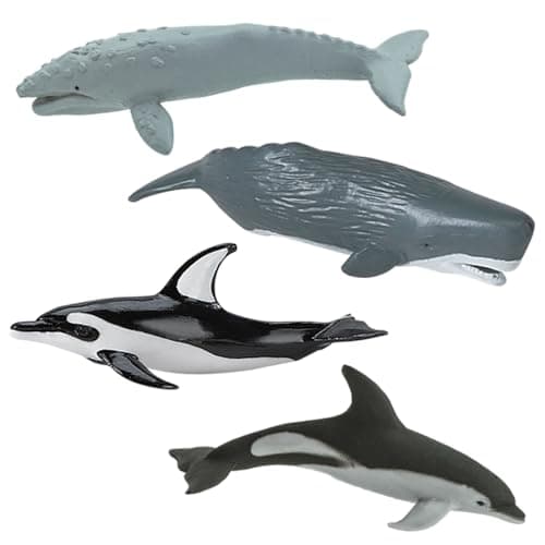 Plastoy - 6947-04 - Figurine - Animal - Tubo Baleines Et Dauphins