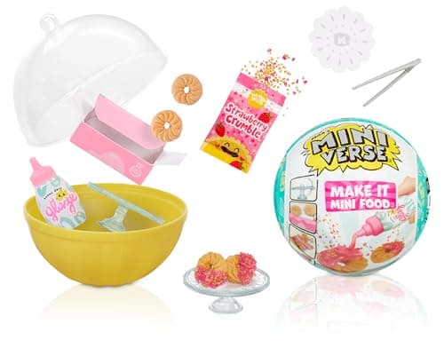 MGA's Miniverse Make It Mini Food - Cafe Series 3 - Minis à Collectionner Dans un Emballage Aveugle Mystère - Jeu en Résine DIY - Réplique d’Aliments, NON COMESTIBLE - Collectionneurs et + de 8 ans
