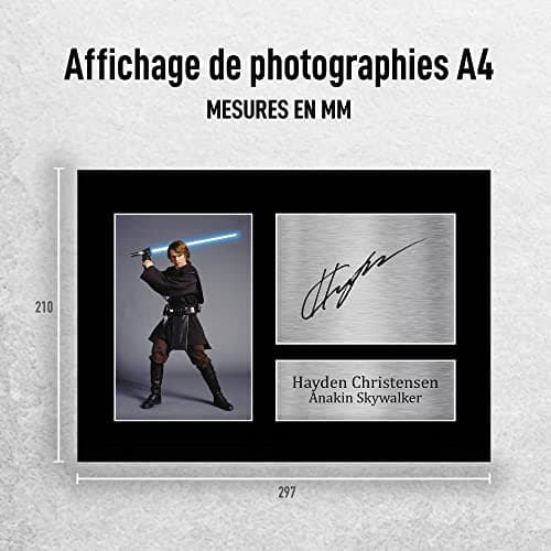 HWC Trading A4 Hayden Christensen Star Wars Anakin Skywalker Cadeaux Imprimé Signé Autographe Photo pour les fans de cinéma - A4